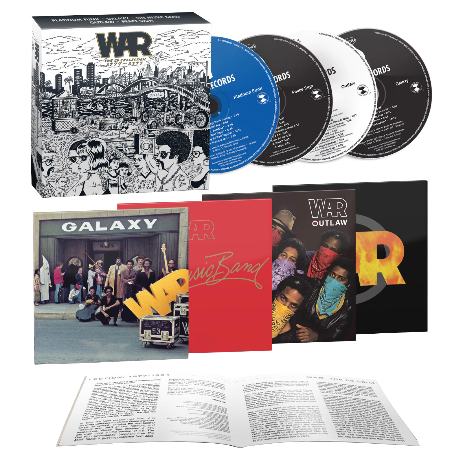 WAR: The CD Collection 1977-1994 | Rhino Official Store